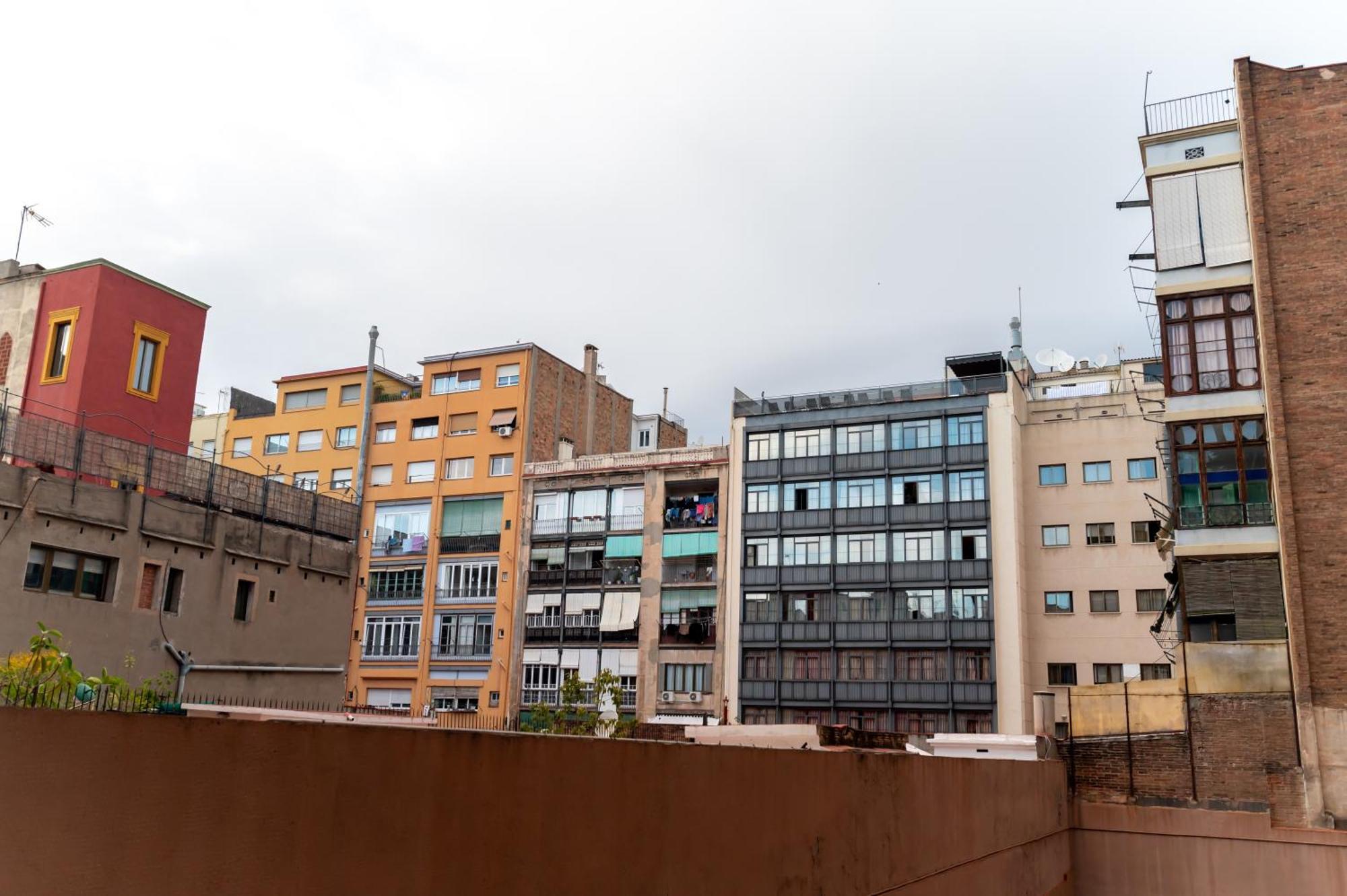 Comfy Downtown + Private Terrace Apartment Barcelona Exterior photo